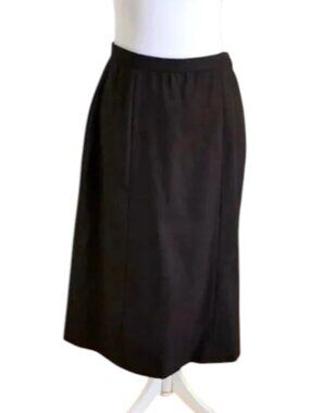 Peruvian Connection Skirt Alpaca Wool Brown Midi (8)